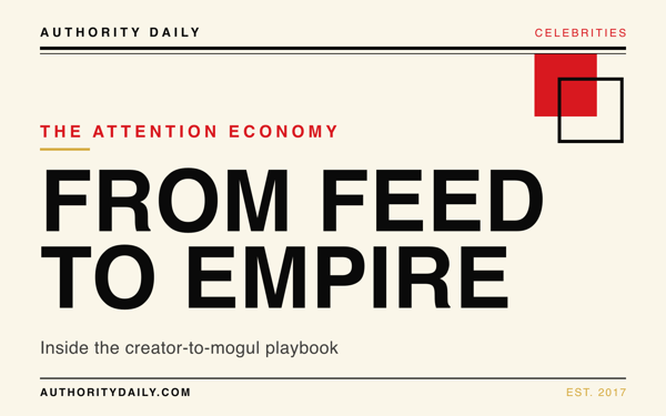 Editorial cover reading From Feed to Empire in bold condensed type