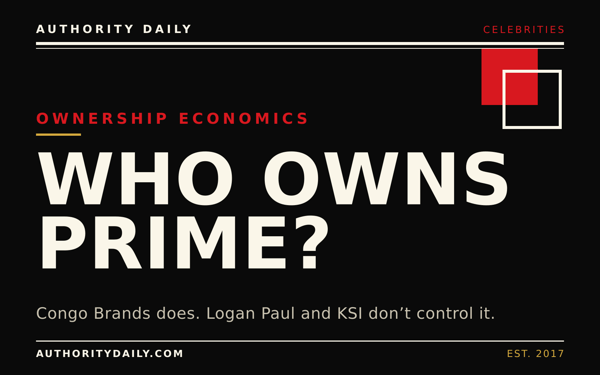 Editorial cover reading Who Owns Prime? in bold type